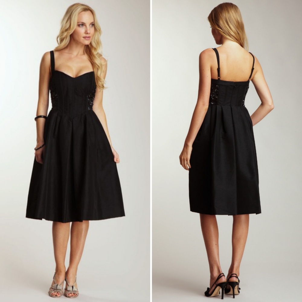 Jessica Simpson Silk & Sequin Dress
